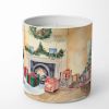 Black Russian Terrier Cozy Christmas Decorative Soy Candle