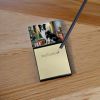 Border Collie Cozy Christmas Sticky Note Holder