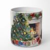 Boston Terrier Cozy Christmas Decorative Soy Candle