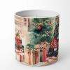 English Cocker Spaniel Cozy Christmas Decorative Soy Candle
