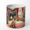 Finnish Spitz Cozy Christmas Decorative Soy Candle