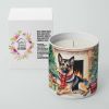 German Shepherd Cozy Christmas Decorative Soy Candle