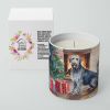 Irish Wolfhound Cozy Christmas Decorative Soy Candle
