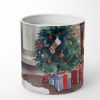 Irish Wolfhound Cozy Christmas Decorative Soy Candle