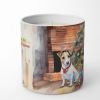 Jack Russell Terrier Cozy Christmas Decorative Soy Candle