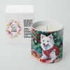 Japanese Spitz Cozy Christmas Decorative Soy Candle