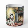 Siberian Husky Cozy Christmas Decorative Soy Candle