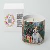 Wire Fox Terrier Cozy Christmas Decorative Soy Candle