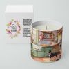 Boston Terrier Christmas Cookies Decorative Soy Candle