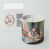 Bulldog Christmas Cookies Decorative Soy Candle