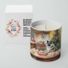 Keeshond Christmas Cookies Decorative Soy Candle