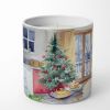 Norwegian Elkhound Christmas Cookies Decorative Soy Candle
