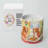 Nova Scotia Duck Trolling Retriever Christmas Cookies Decorative Soy Candle