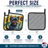Affenpinscher 6000 In Sunflowers Pair of Potholders