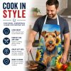 Airedale Terrier in Sunflowers Apron