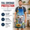 American Bulldog in Sunflowers Apron