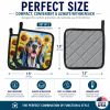 American English Coonhound 6007 In Sunflowers Pair of Potholders
