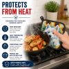 American Eskimo 6008 In Sunflowers Pair of Potholders
