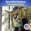 Anatolian Shepherd in Sunflowers House Flag