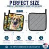 Anatolian Shepherd 6012 In Sunflowers Pair of Potholders