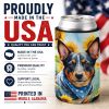 Australian Cattle Dog 6013 In Sunflowers Can or Bottle Hugger
