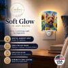 Australian Terrier 6015 In Sunflowers Ceramic Night Light