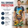 Belgian Tervuren in Sunflowers Apron