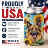 Belgian Tervuren 6024 In Sunflowers Can or Bottle Hugger