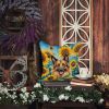 Belgian Tervuren 6024 In Sunflowers Throw Pillow