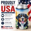 Bernese Mountain Dog 6026 In Sunflowers Can or Bottle Hugger