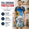 Bichon Frise in Sunflowers Apron