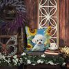 Bichon Frise 6027 In Sunflowers Throw Pillow