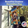 Bloodhound in Sunflowers House Flag