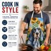Bluetick Coonhound in Sunflowers Apron