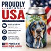 Bluetick Coonhound 6030 In Sunflowers Can or Bottle Hugger