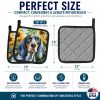 Bluetick Coonhound 6030 In Sunflowers Pair of Potholders