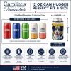 Border Collie 6032 In Sunflowers Can or Bottle Hugger