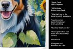 Border Collie 2 in Sunflowers Kitchen Towel