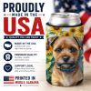 Border Terrier 6033 In Sunflowers Can or Bottle Hugger