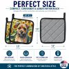Border Terrier 6033 In Sunflowers Pair of Potholders
