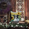 Borzoi 6034 In Sunflowers Throw Pillow