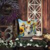 Borzoi 6035 In Sunflowers Throw Pillow