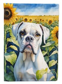 Boxer 2 in Sunflowers House Flag