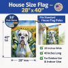 Boxer 2 in Sunflowers House Flag
