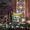 Boxer 6038 In Sunflowers Throw Pillow