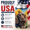 Boykin Spaniel 6039 In Sunflowers Can or Bottle Hugger