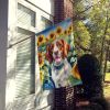 Brittany in Sunflowers House Flag