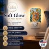 Finnish Spitz 6077 In Sunflowers Ceramic Night Light