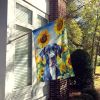 Great Dane 1 in Sunflowers House Flag
