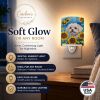 Maltese in Sunflowers Ceramic Nightlight